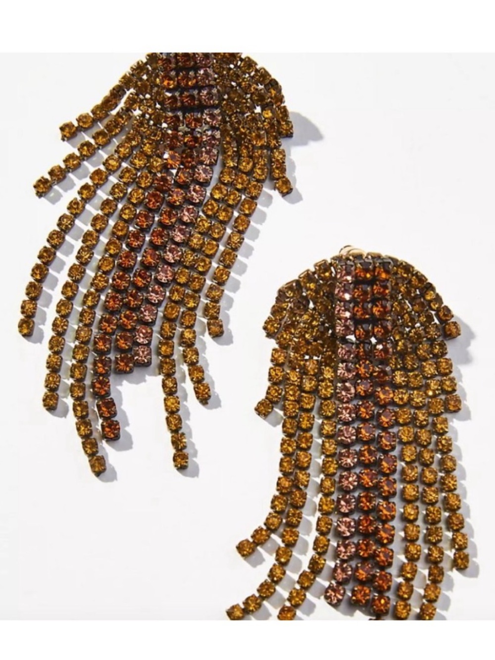 NWT Anthropologie Firework Crystal Earrings
